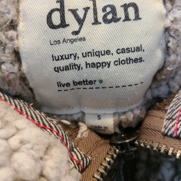 Dylan by True Grit Stadium Pullover Small Brown - Picture 4 of 4